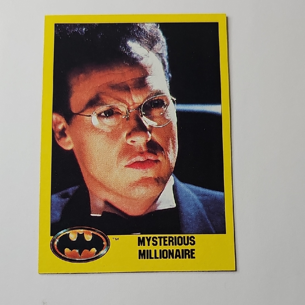Topps Yellow Batman Trading Card